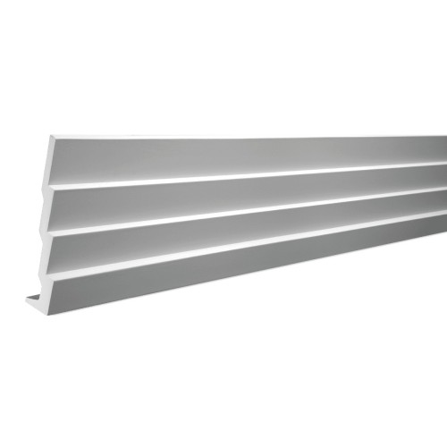 Потолочный плинтус под покраску Европласт 1.50.142 2000×195×45