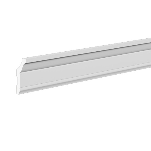 Потолочный плинтус под покраску Европласт 1.50.174 с подсветкой 2000×36×62