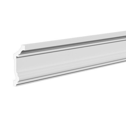 Потолочный плинтус под покраску Европласт 1.50.177 с подсветкой 2000×56×119