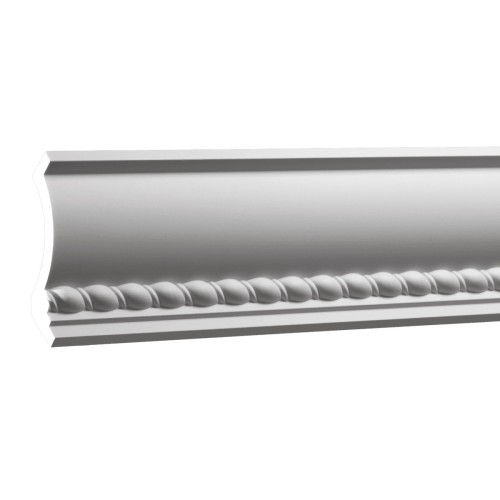 Потолочный плинтус под покраску Европласт 1.50.208 с подсветкой 2000×71×71
