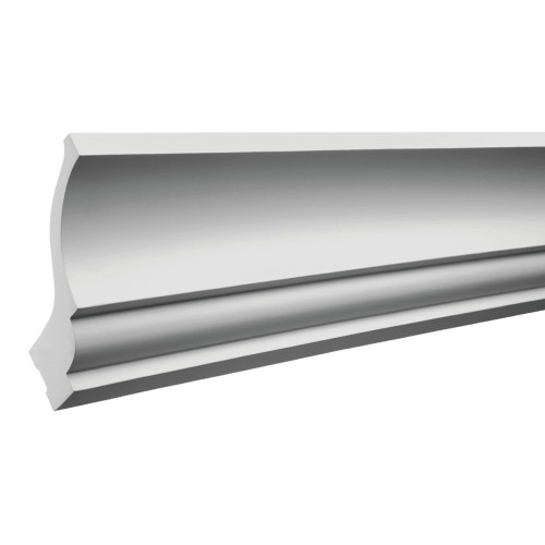 Потолочный плинтус под покраску Европласт 1.50.221 с подсветкой 2000×143×150