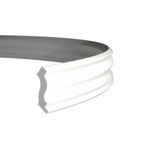 Потолочный плинтус под покраску гибкий Европласт 1.50.103 2000×50×50
