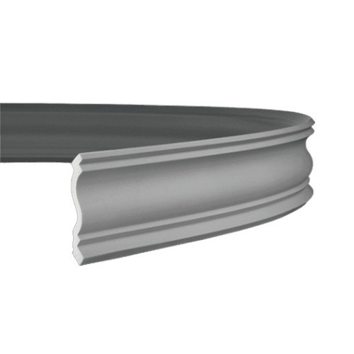 Потолочный плинтус под покраску гибкий Европласт 1.50.126 2000×90×93