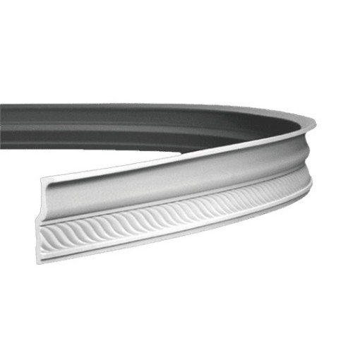 Потолочный плинтус под покраску гибкий Европласт 1.50.127 2000×46×89
