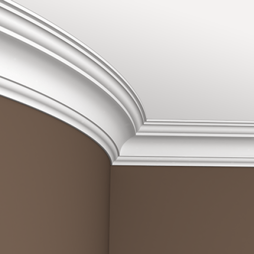 Потолочный плинтус под покраску гибкий Европласт 1.50.139 2000×99×100