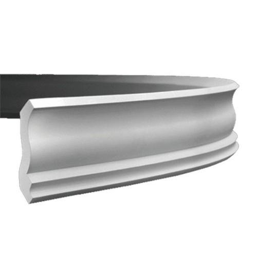 Потолочный плинтус под покраску гибкий Европласт 1.50.144 2000×82×81