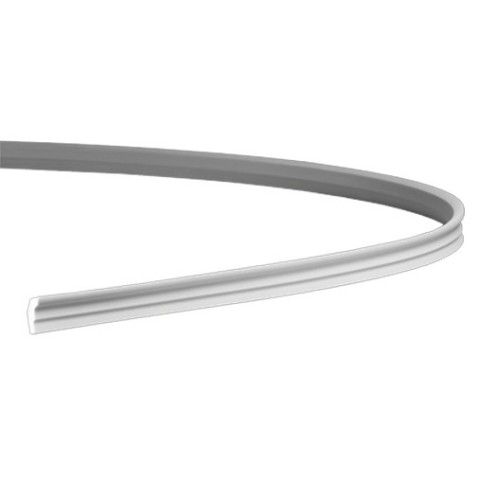 Потолочный плинтус под покраску гибкий Европласт 1.50.155 2000×16×25