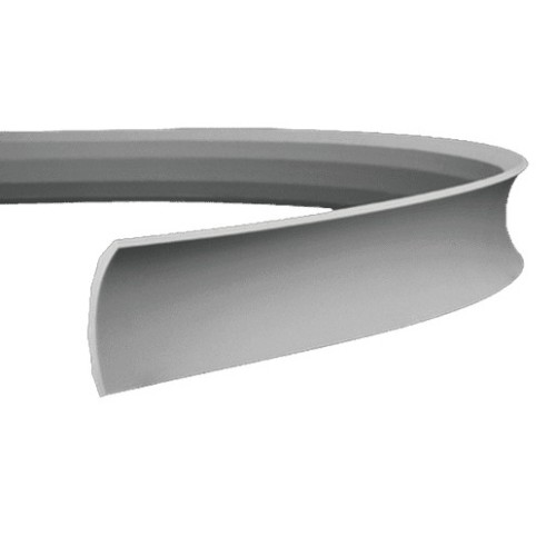 Потолочный плинтус под покраску гибкий Европласт 1.50.165 2000×80×82