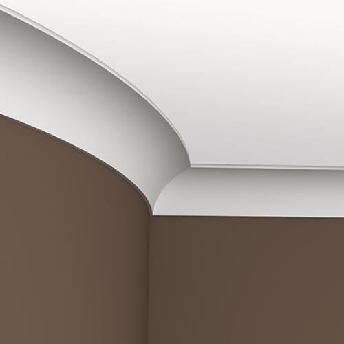 Потолочный плинтус под покраску гибкий Европласт 1.50.165 2000×80×82