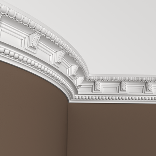 Потолочный плинтус под покраску гибкий Европласт 1.50.169 2000×96×99