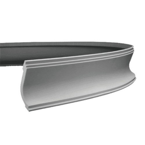 Потолочный плинтус под покраску гибкий Европласт 1.50.170 2000×113×79