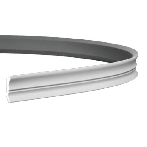 Потолочный плинтус под покраску гибкий Европласт 1.50.173 2000×40×55