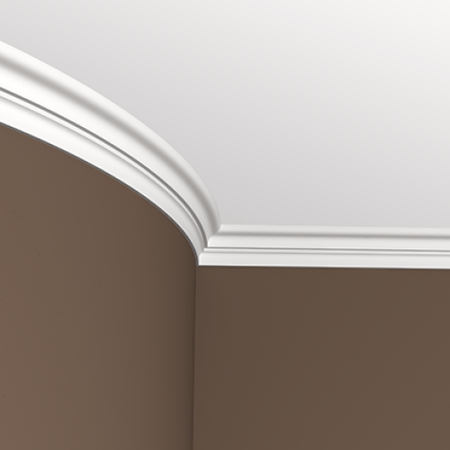 Потолочный плинтус под покраску гибкий Европласт 1.50.173 2000×40×55