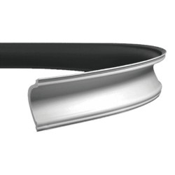 Потолочный плинтус под покраску гибкий Европласт 1.50.180 2000×91×121