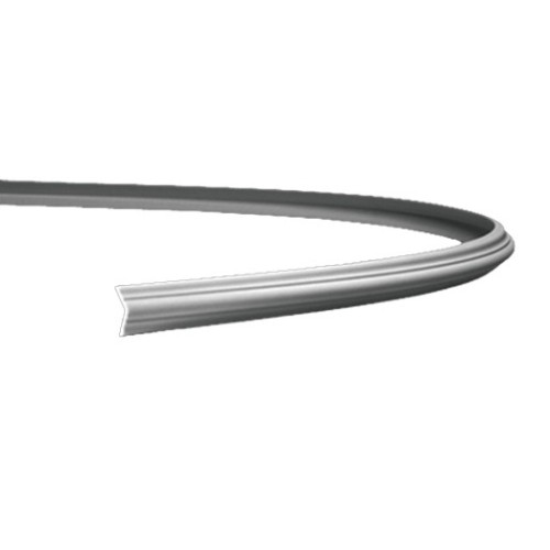 Потолочный плинтус под покраску гибкий Европласт 1.50.257 2000×39×39