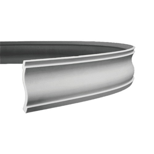 Потолочный плинтус под покраску гибкий Европласт 1.50.131 2000×136×63