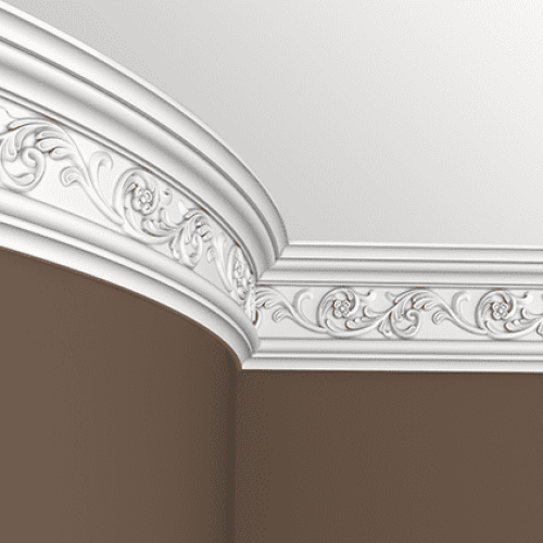 Потолочный плинтус под покраску гибкий Европласт 1.50.163 2000×65×151 Потолочный плинтус под покраску гибкий Европласт 1.50.163 2000×65×151