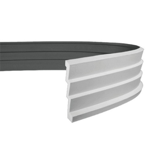 Потолочный плинтус под покраску гибкий Европласт 1.50.145 2000×262×92