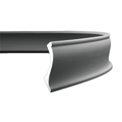 Потолочный плинтус под покраску гибкий Европласт 1.50.222 с подсветкой 2000×164×166