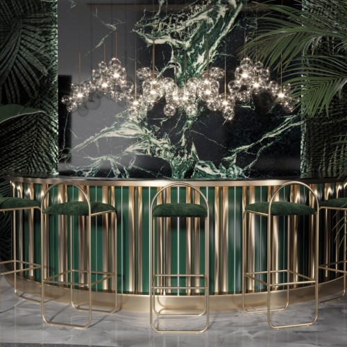 Молдинг под покраску Европласт 6.51.710 с подсветкой 2000×57×33