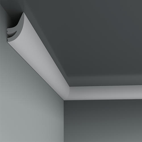 Молдинг под покраску Европласт 6.51.710 с подсветкой 2000×57×33