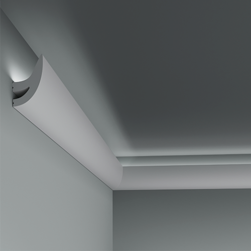 Молдинг под покраску Европласт 6.51.710 с подсветкой 2000×57×33