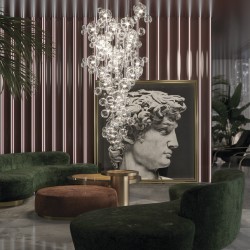 Молдинг под покраску Европласт 1.51.711 с подсветкой 2000×175×55