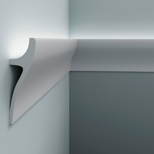 Молдинг под покраску Европласт 1.51.711 с подсветкой 2000×175×55