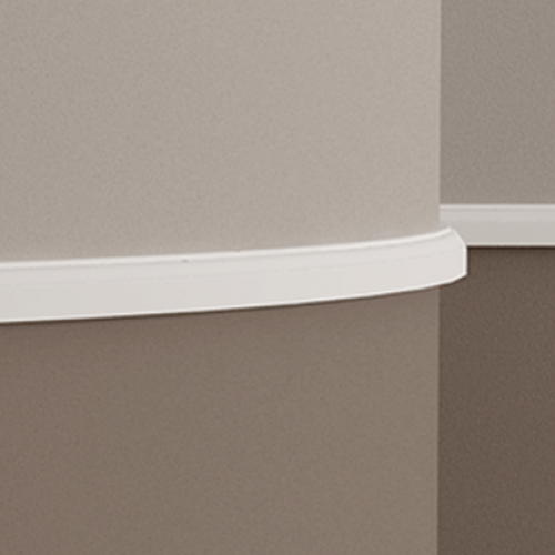 Молдинг под покраску гибкий Европласт 1.51.305 2000×28×15