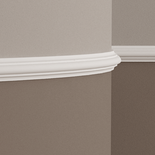 Молдинг под покраску гибкий Европласт 1.51.308 2000×41×20