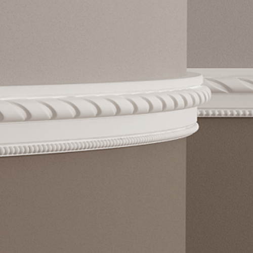 Молдинг под покраску гибкий Европласт 1.51.314 2000×66×19