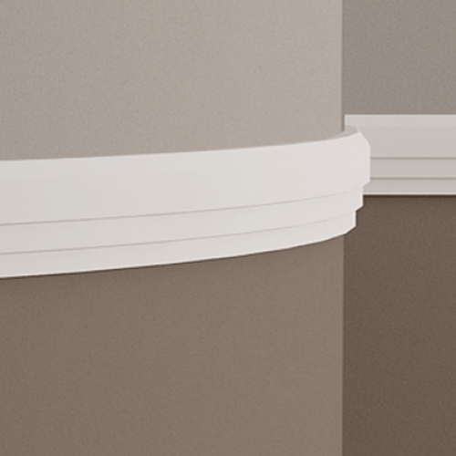 Молдинг под покраску гибкий Европласт 1.51.315 2000×75×22