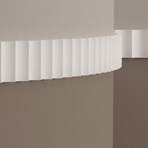 Молдинг под покраску гибкий Европласт 1.51.327 2000×80×21