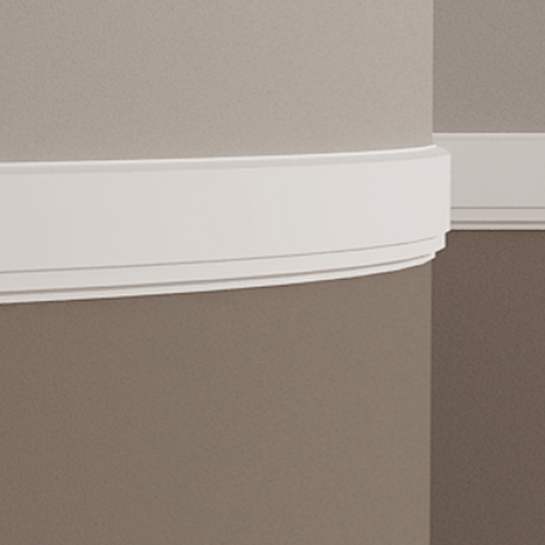 Молдинг под покраску гибкий Европласт 1.51.343 2000×75×12