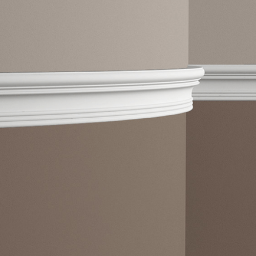 Молдинг под покраску гибкий Европласт 1.51.355 2000×102×38