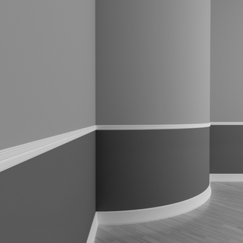 Молдинг под покраску гибкий Европласт 1.51.357 2000×48×12