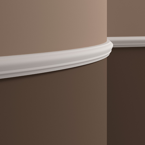 Молдинг под покраску гибкий Европласт 1.51.375 2000×41×20