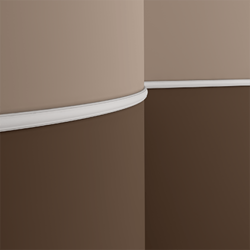 Молдинг под покраску гибкий Европласт 1.51.378 2000×22×10