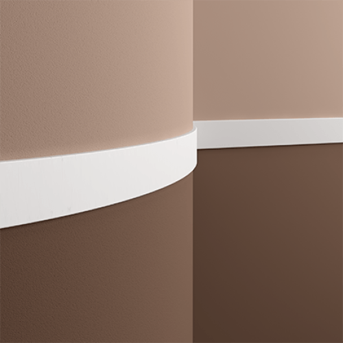 Молдинг под покраску гибкий Европласт 1.51.385 2000×103×13