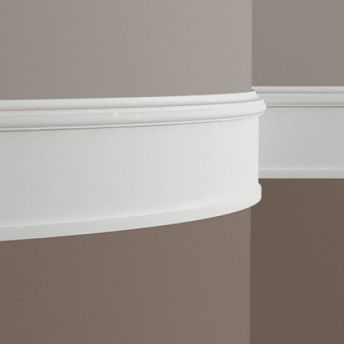 Молдинг под покраску гибкий Европласт 1.51.381 2000×193×24