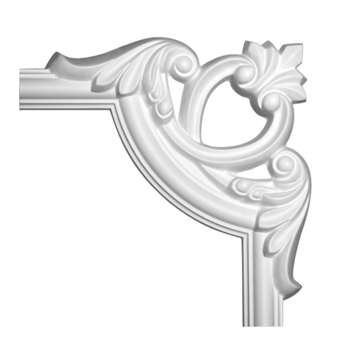 Угловой элемент к молдингу под покраску Европласт 1.52.285 181×181×24