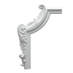 Угловой элемент к молдингу под покраску Европласт 1.52.290 213×395×23