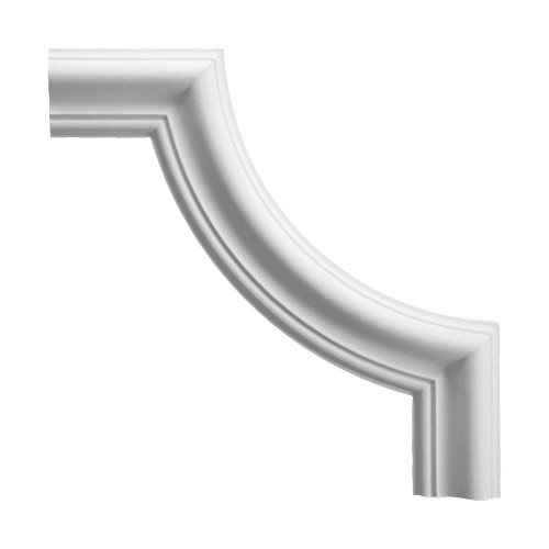 Угловой элемент к молдингу под покраску Европласт 1.52.301 210×210×16