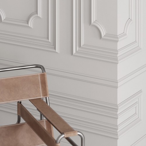 Угловой элемент к молдингу под покраску Европласт 1.52.301 210×210×16