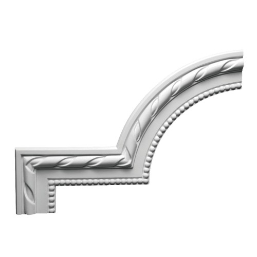 Угловой элемент к молдингу под покраску Европласт 1.52.314 270×390×18