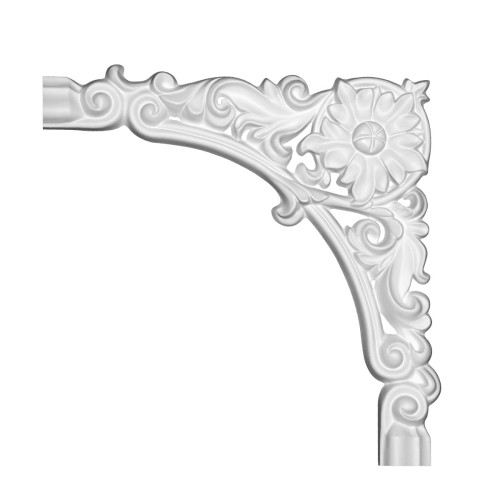 Угловой элемент к молдингу под покраску Европласт 1.52.375 318×321×23