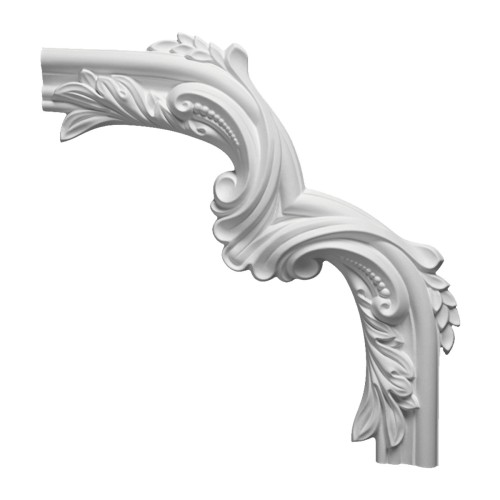 Угловой элемент к молдингу под покраску Европласт 1.52.400 294×294×26