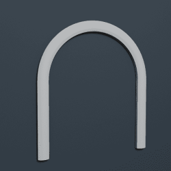 Угловой элемент к молдингу под покраску Европласт 1.52.815 245×245×20