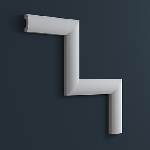 Угловой элемент к молдингу под покраску Европласт 1.52.816 300×300×20