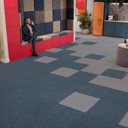 Ковровая плитка Bonkeel Space Blue 500×500×5,9